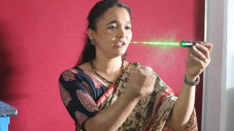 Shivani demo lecture at Abhinav